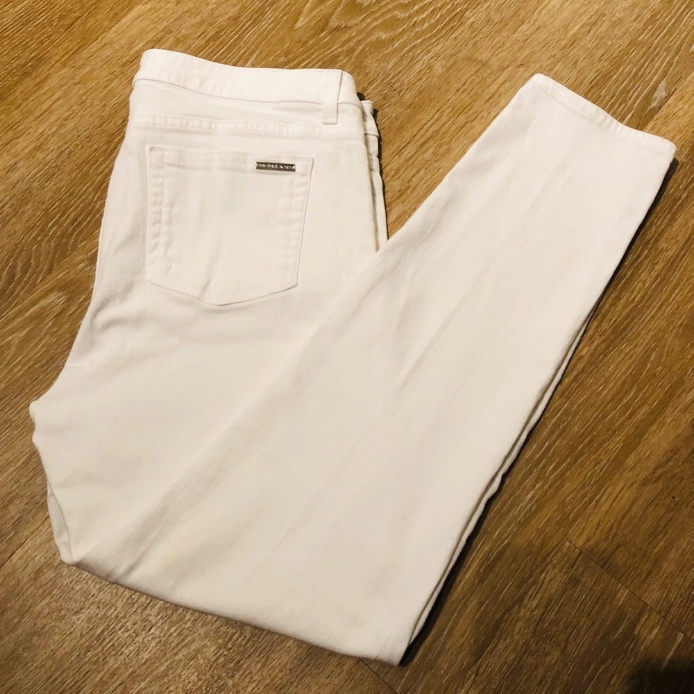 Michael Kors Skinny White Jeans Size 10